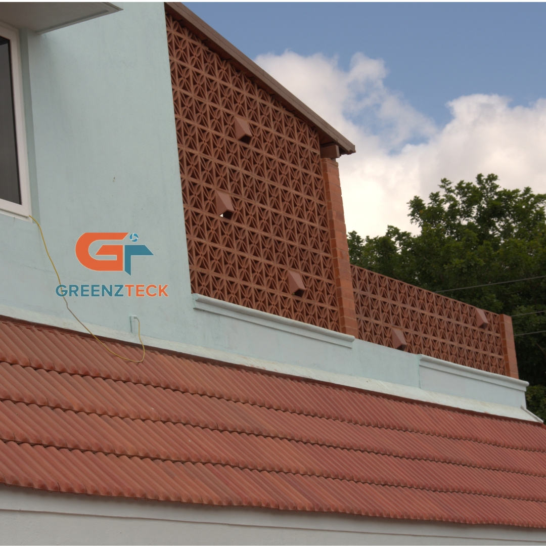 Clay roof tiles